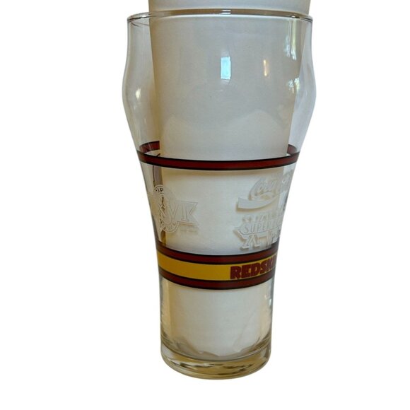 Super Bowl XXVI Vintage Wahington Redskins Pint Glass Coca-Cola NFL Collectible - Picture 13 of 16
